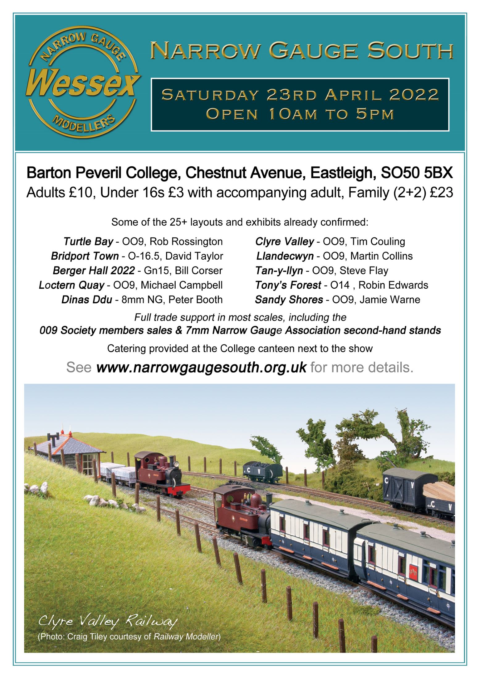 WESSEX NARROW GAUGE MODELLERS Home of NARROW GAUGE SOUTH model